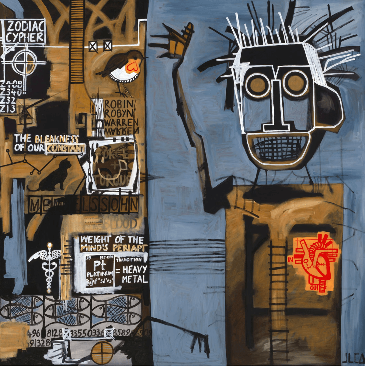 Австралийскую художницу обвинили в копировании работ Basquiat и Harding
