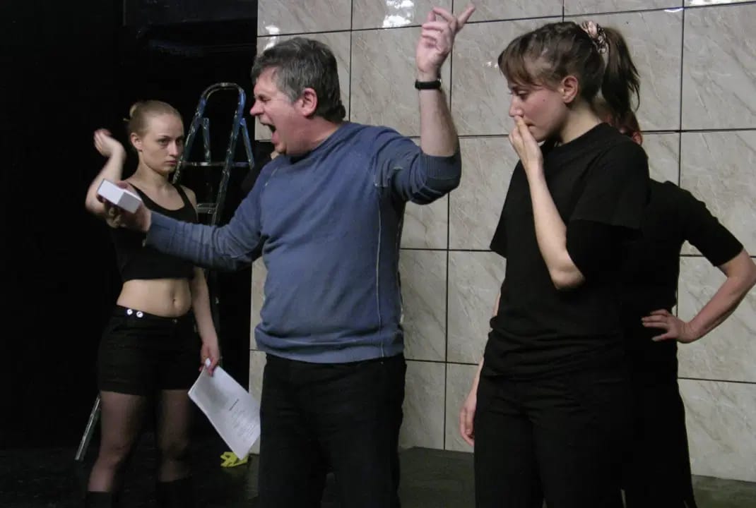 Rehearsal for Oresteia by Aeschylus