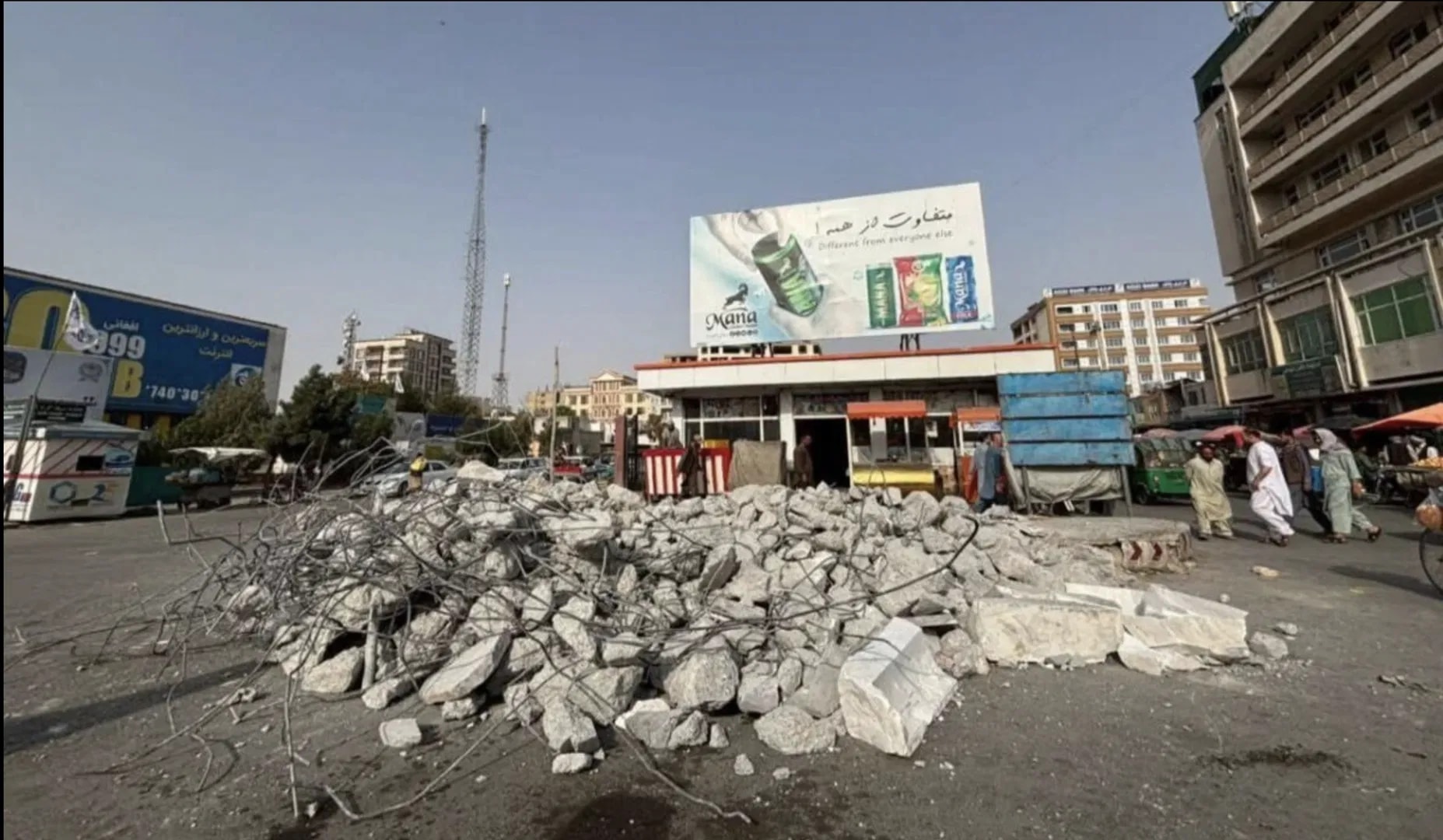 In Afghanistan, the monument to Alisher Navoi was demolished